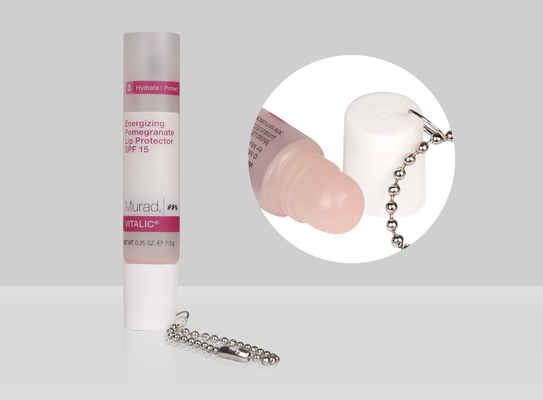 Empty Lip Balm Tube Custom Logo Round Mouth Cosmetic Plastic Tube