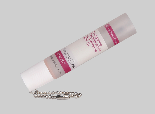 Empty Lip Balm Tube Custom Logo Round Mouth Cosmetic Plastic Tube