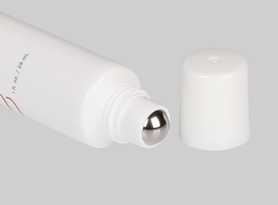 10-30ml Empty Eye Cream Tubes Cosmetic Plastic Tube With Massage Stainless Steel Ball