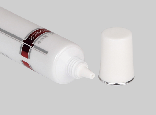 Custom Empty Plastic Cosmetic Squeeze Tube D22mm 10-30ml Eye Cream Liquid Foundation Tube With Nozzle