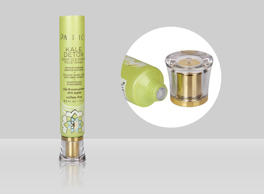 Skin Care Custom Cosmetic Tubes D22mm Custom 10-30ml Round Plastic Soft