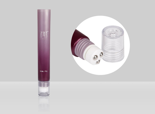 10-25ml Special Applicator Tubes Empty Custom Eye Cream Gel With Massage Stainless Steel Ball