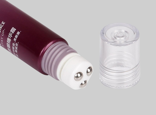 10-25ml Special Applicator Tubes Empty Custom Eye Cream Gel With Massage Stainless Steel Ball