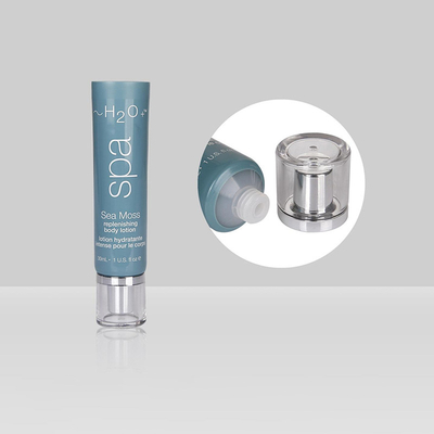 PE PCR D25mm 20-60ml Custom Cosmetic Soft Tube Empty Plastic Cream Squeeze With Screw Cap