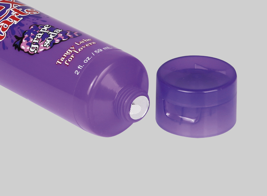 D35mm 35-110ml Custom Cosmetic Tubes Empty Plastic Cream Squeeze With Flip Cap