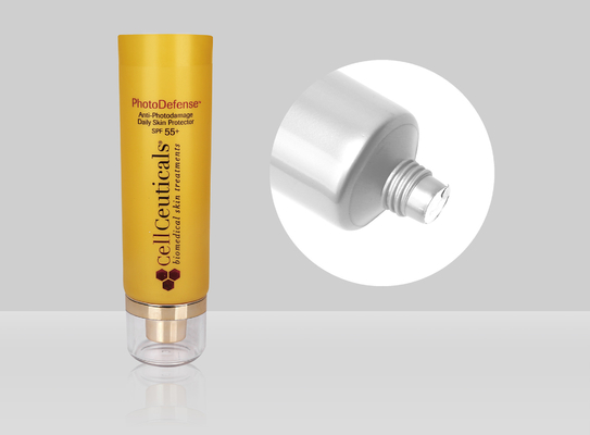 Custom Cosmetic Tubes Plastic D35mm 35-110ml Cream Empty Squeeze Tubes For Lotion Custom