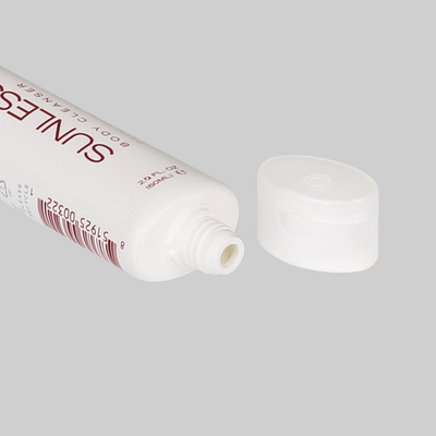 Cosmetic Packing Liquid Foundation Plastic Oval Tube D30mm 30-60ml