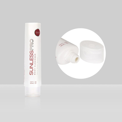 Cosmetic Packing Liquid Foundation Plastic Oval Tube D30mm 30-60ml