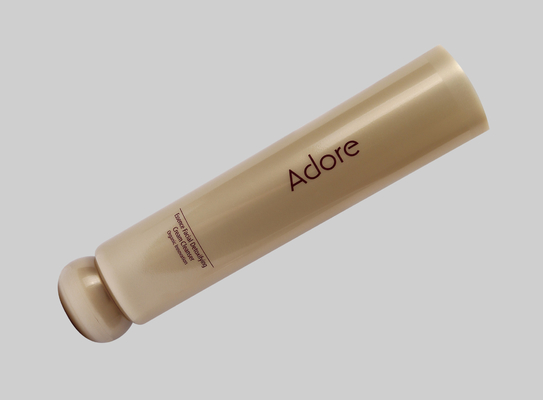 Custom Plastic Cosmetic Face Cream Tube D35mm 35-110ml With Spherical Cover