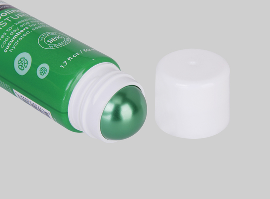 Moisturize Gel Custom Cosmetic Tubes Empty D35mm 35-110ml With Massage Stainless Steel Ball