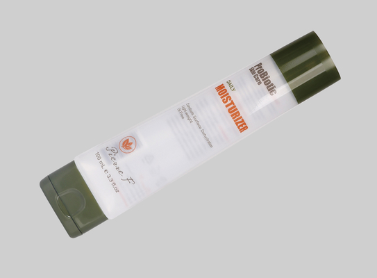Plastic Sunscreen Lotion Tube Cosmetic D35mm 35-100ml With Super Flat Oval Flip Cap