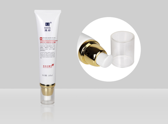 PCR PE Custom Cosmetic Tubes D35mm 35-110ml Lotion Sun Screen Foundation Airless Pump