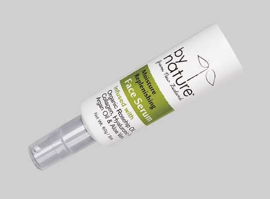 Airless Pump Plastic Cosmetic Tube D35mm 35-110ml Custom Lotion Sun Screen Foundation