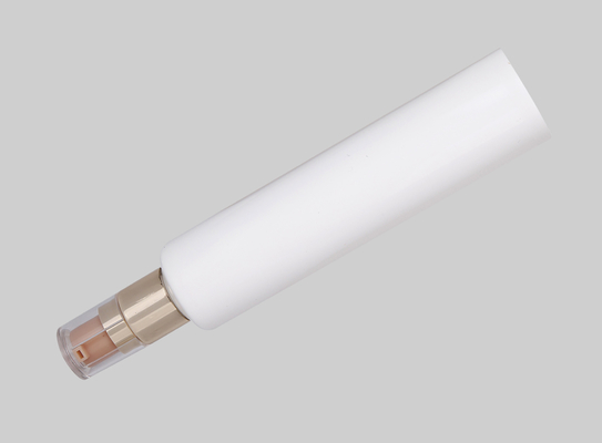 60-120ml BB Cream Tube Cosmetic Plastic Liquid Foundation Tube With Super Flat Cover Plastic Oval Tube