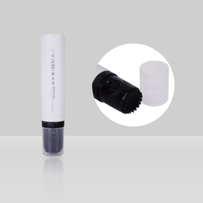 Plastic Cream Squeeze Face Wash Tube Custom Empty 70-180ml With Vibrating Massage Silicone Head