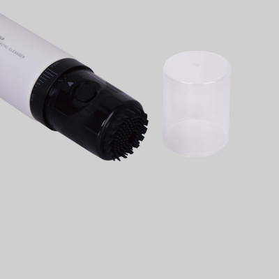 Plastic Cream Squeeze Face Wash Tube Custom Empty 70-180ml With Vibrating Massage Silicone Head