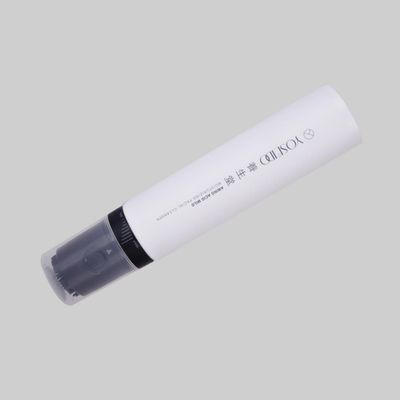 Plastic Cream Squeeze Face Wash Tube Custom Empty 70-180ml With Vibrating Massage Silicone Head