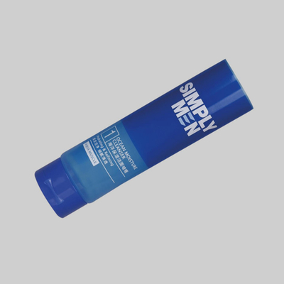 Empty Custom Cosmetic Tubes Squeeze D45mm Plastic Cleansing Tube With Flip Cap
