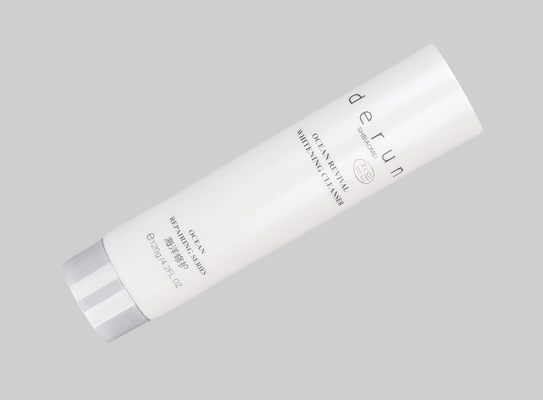 Empty Custom Cosmetic Tubes Squeeze Plastic D38mm 60-150ml With Electroplate Screw Cap
