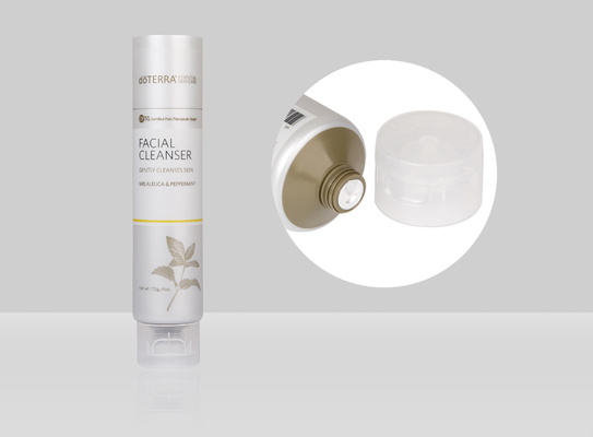 Custom Plastic Empty Cosmetic Squeeze Tubes D38mm 60-150ml With Flip Top