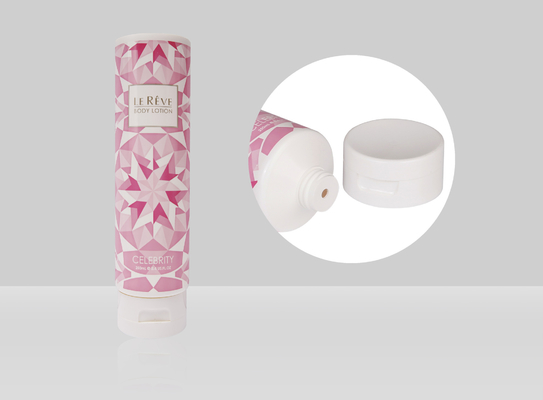 130-500ml Custom Shampoo Tubes Empty Cosmetic Squeeze Plastic Body Lotion Tube With Flip Top