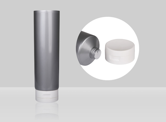 Squeeze Custom Cosmetic Tubes D60mm 200-500ml Empty Body Lotion Plastic With Flip Top