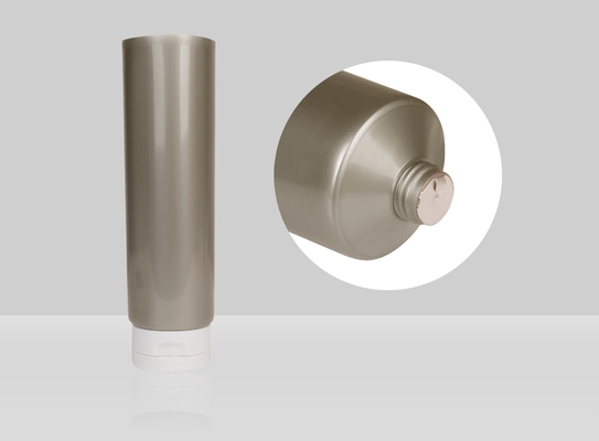 Empty Squeeze Custom Cosmetic Tubes D60mm 200-500ml Body Lotion Plastic With Flip Top