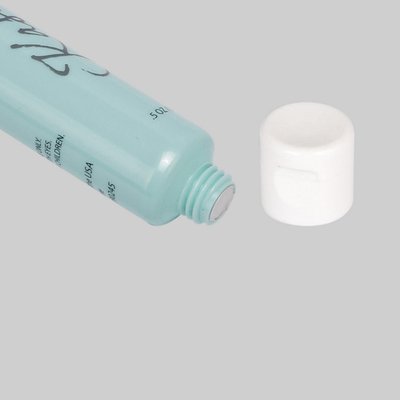 D19mm 0.5oz Custom Empty Plastic Cream Squeeze Cosmetic Packaging tubes with flip cap