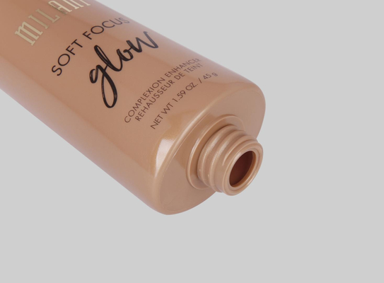 D40mm 60-120ml Empty custom lotion sun screen airless pump plastic sunblock oval tube