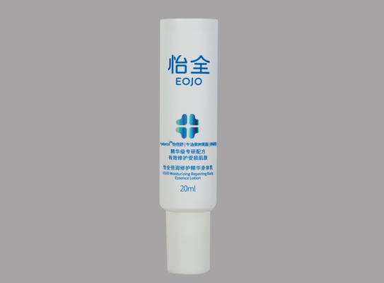 D25mm 20-60ml Custom Soft Plastic Cream Tube Packaging With Screw On Cap