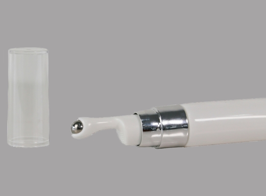 D22mm Metal Applicator Empty Custom Cosmetic Eye Cream Massage Serum Tube With Massage Stainless Steel Ball