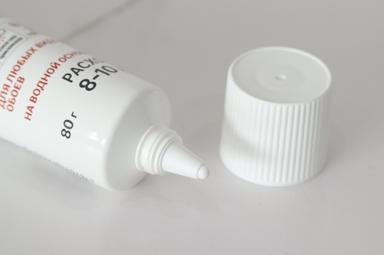 Head Nonporous Custom Cosmetic Tubes D35mm 35-110ml Plastic Lube Tube