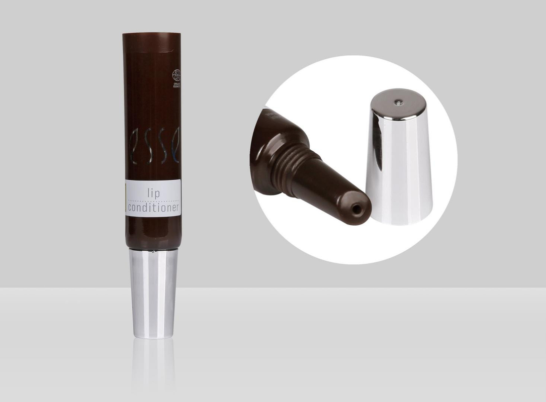 PCR PE 10-25ml Cosmetic Packing Tube D19mm , Empty Lipgloss Tube Offset Printing