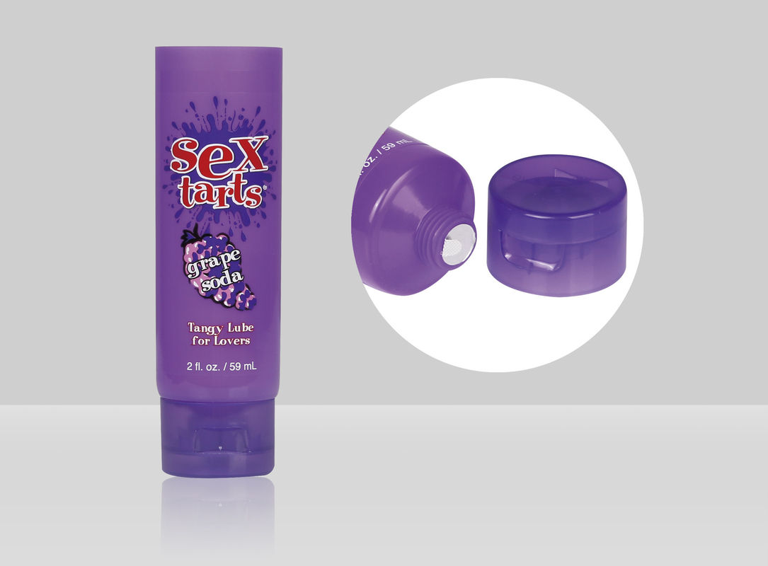 D35mm 35-110ml Custom Cosmetic Tubes Empty Plastic Cream Squeeze With Flip Cap
