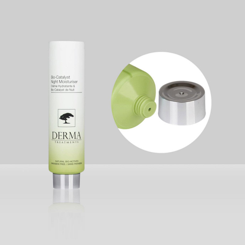 D30mm 30-80ml Custom Cosmetic Tubes Lotion Cream Soft With metallized screw on cap