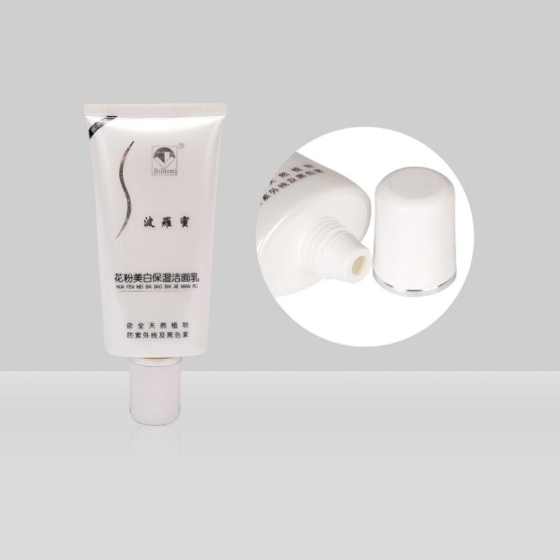 Plastic Custom Cosmetic Face Hand Cream Tube D40mm 60-120ml With Screw Cap