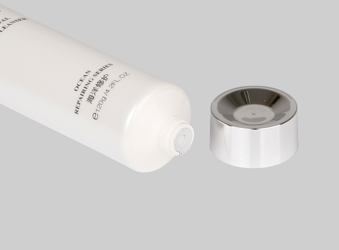 60-150ml Hand Cream Tubes Custom Empty Cosmetic Squeeze Tube With metallized screw on cap