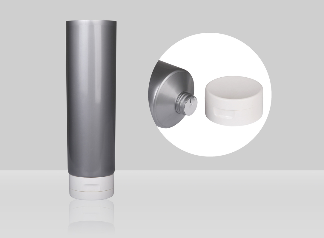 Squeeze Custom Cosmetic Tubes D60mm 200-500ml Empty Body Lotion Plastic With Flip Top