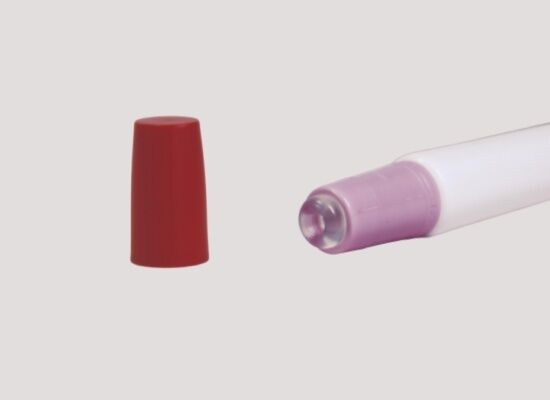 D19mm 10-25ml Προσαρμόσιμο μαλακό σωλήνα συσφίξεως σε σιλικόνη για μαλακία χειλιών και καλλυντικά προϊόντα